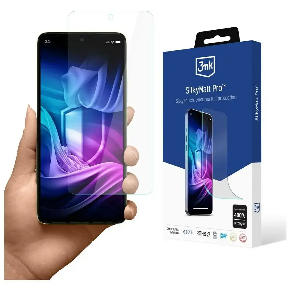 3MK Silky Matt Pro Matte Protective Film for Redmi Note 14 4G