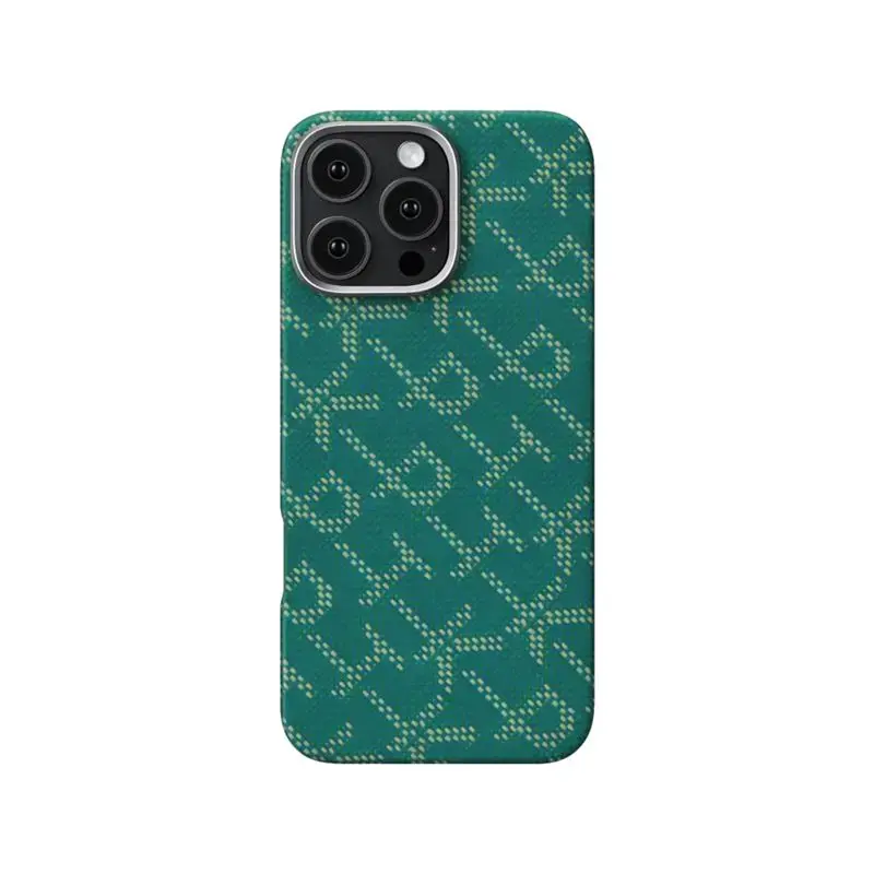 PITAKA Tactile Woven Case, PTK Green/Gold