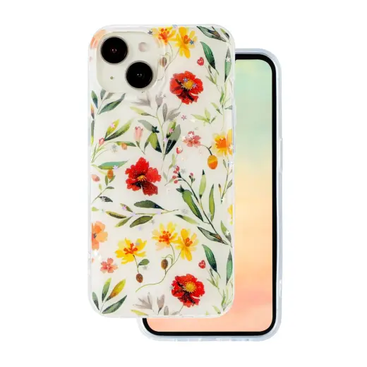 Glow Glam phone case for iPhone 12 white