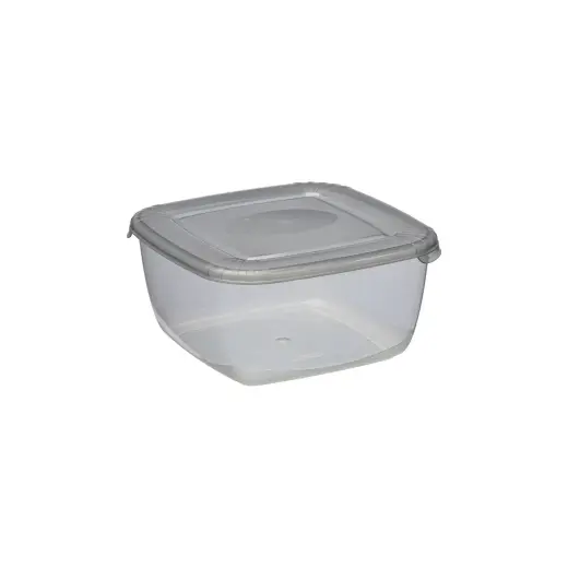 Uzglabāšanas trauciņš Polar box kvadrāta 950ml, pelēks