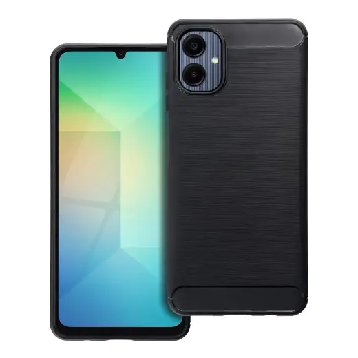 Carbon phone case for Samsung Galaxy A06 black