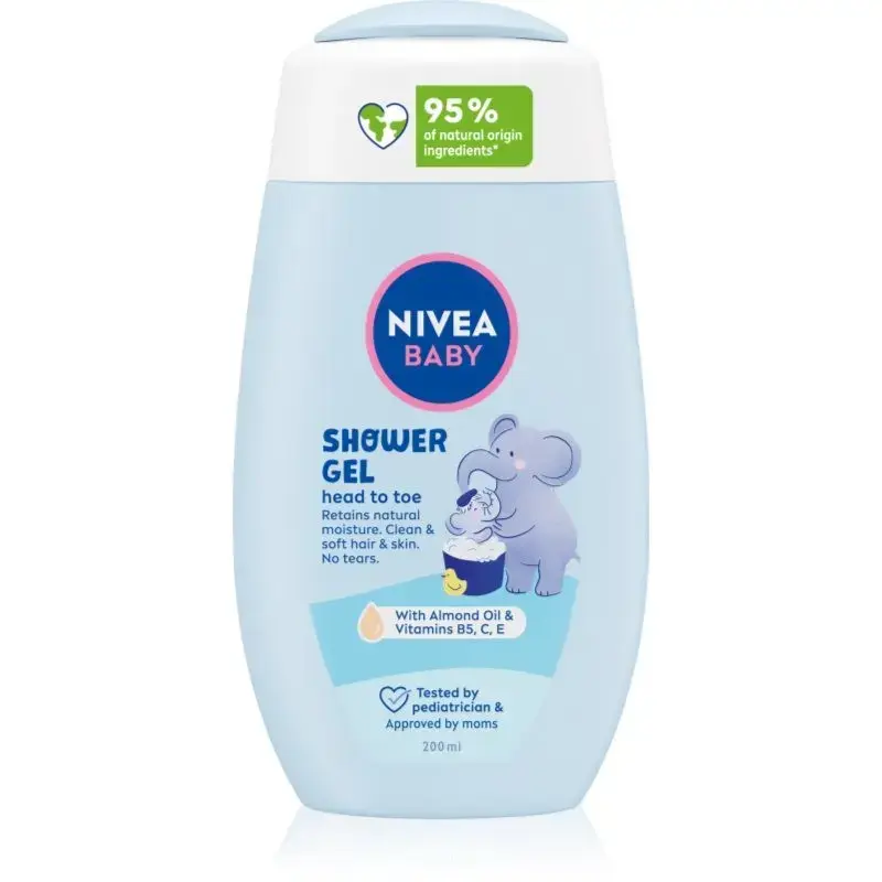 Nivea Baby Head Toe Shower Gel 200ml