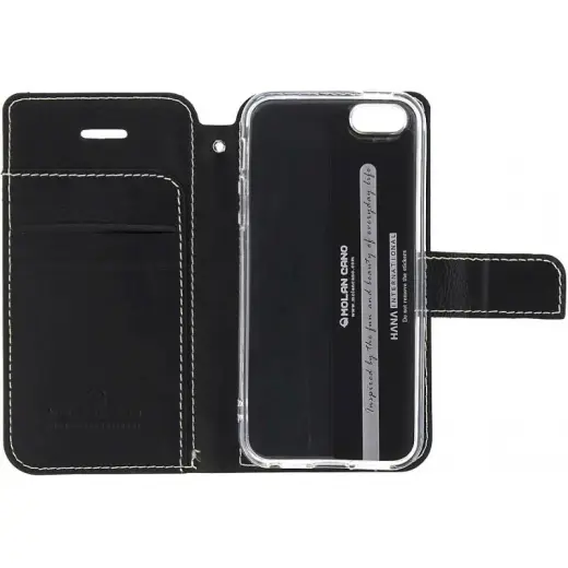 Molan Cano Issue Book Case for Samsung Galaxy A51 Black