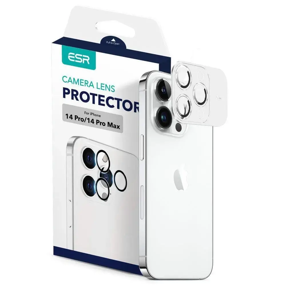 TEMPERED GLASS ESR CAMERA LENS IPHONE 14 PRO | 14 PRO MAX BLACK