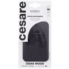 Cesare Scented Card Cedar Wood - Vůně do auta