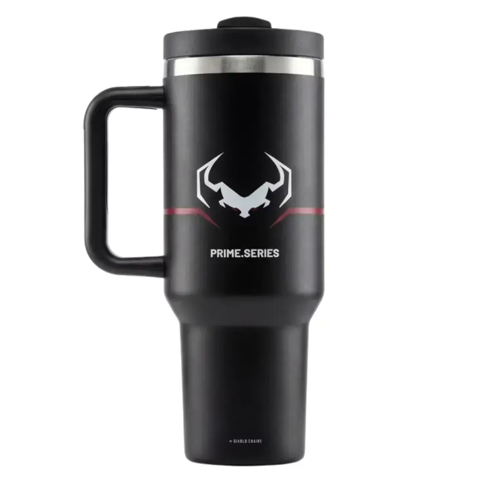 Diablo Burned Insulated Mug with Handle black