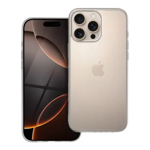 CLEAR 2 mm phone case for iPhone 16 Pro Max transparent