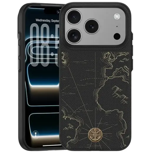 Benks ArmorEdge X1 Air Navigator Case Metal Frame (C.K.FL.AP.SJ.0070) for iP18 Pro Max/17 Pro Max black