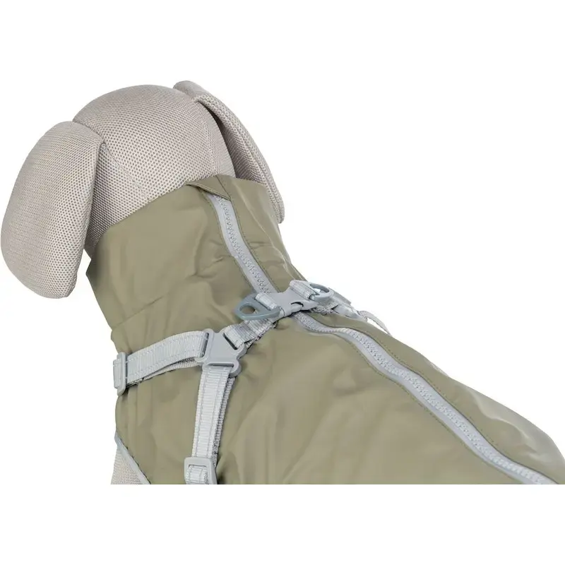 Apģērbs suņiem – Trixie Pontis rain coat with harness, M: 45 cm