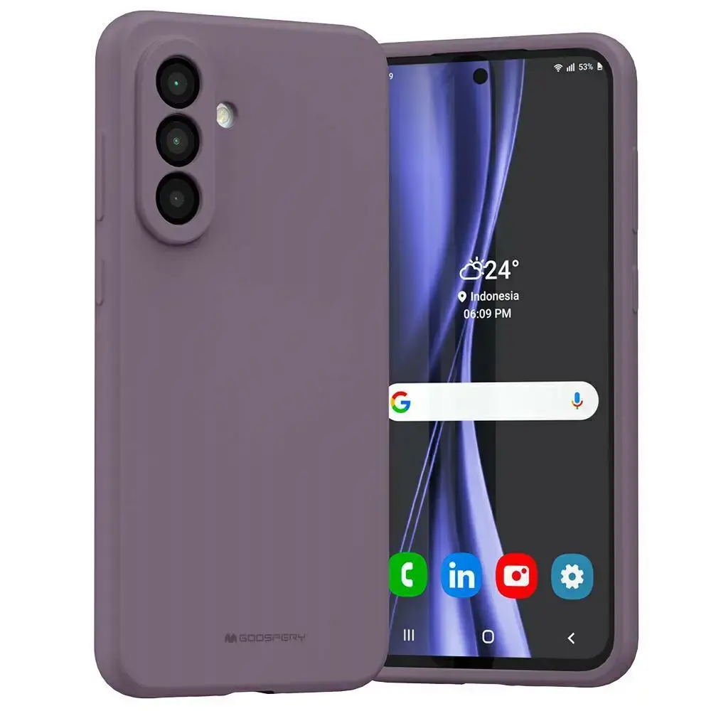 Etui Mercury Silicone Sam A36            fioletowy|purple