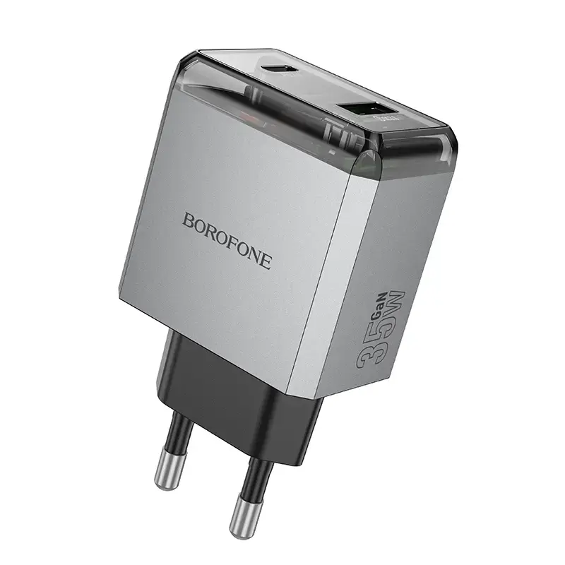 Borofone BN20 зарядное устройство | 35W | PD | USB-A, USB-C | grey
