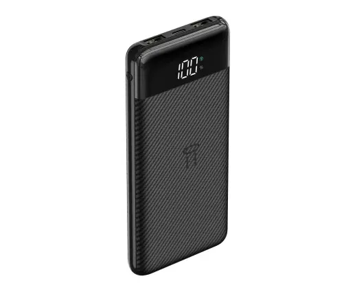 Veger L11 (W1087) ārējais akumulators (powerbank) | 10 000 mAh | melns