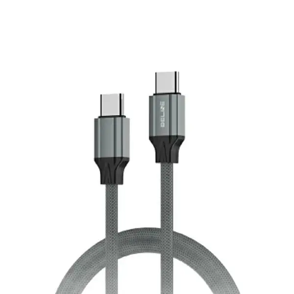 Beline BLNCBC03 datu pārraides un uzlādes vads | USB-C uz USB-C | 65W | 2m | melns
