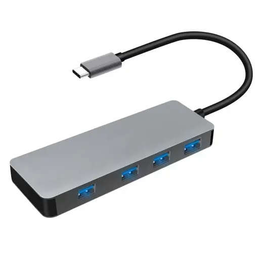 Platinet PMMA9071 USB Hubs 1 x 4 Sadalītājs  Melns