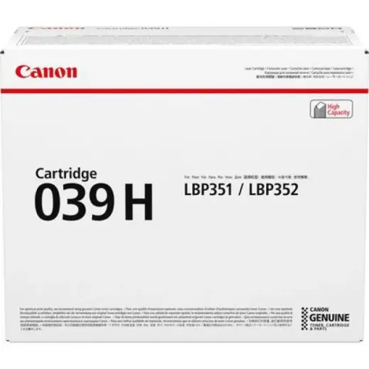 Canon Cartridge Contract CRG 039H Black Schwarz (0288C002) (0288C001)