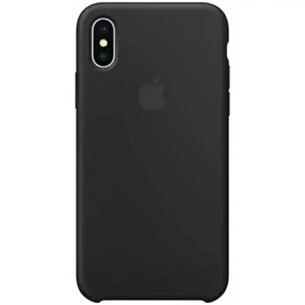 MQT12FE|A Apple Silicone Cover for iPhone X|XS Black