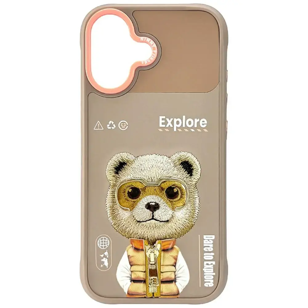 Etui Nimmy Cool&Cute 2.0 Bear do iPhone   17 beżowy