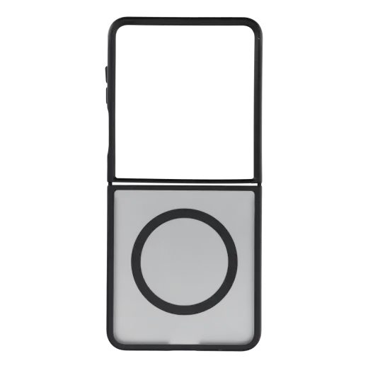 Case for Samsung Z Flip 8 4sF-S Acrylic compatible with MagSafe black