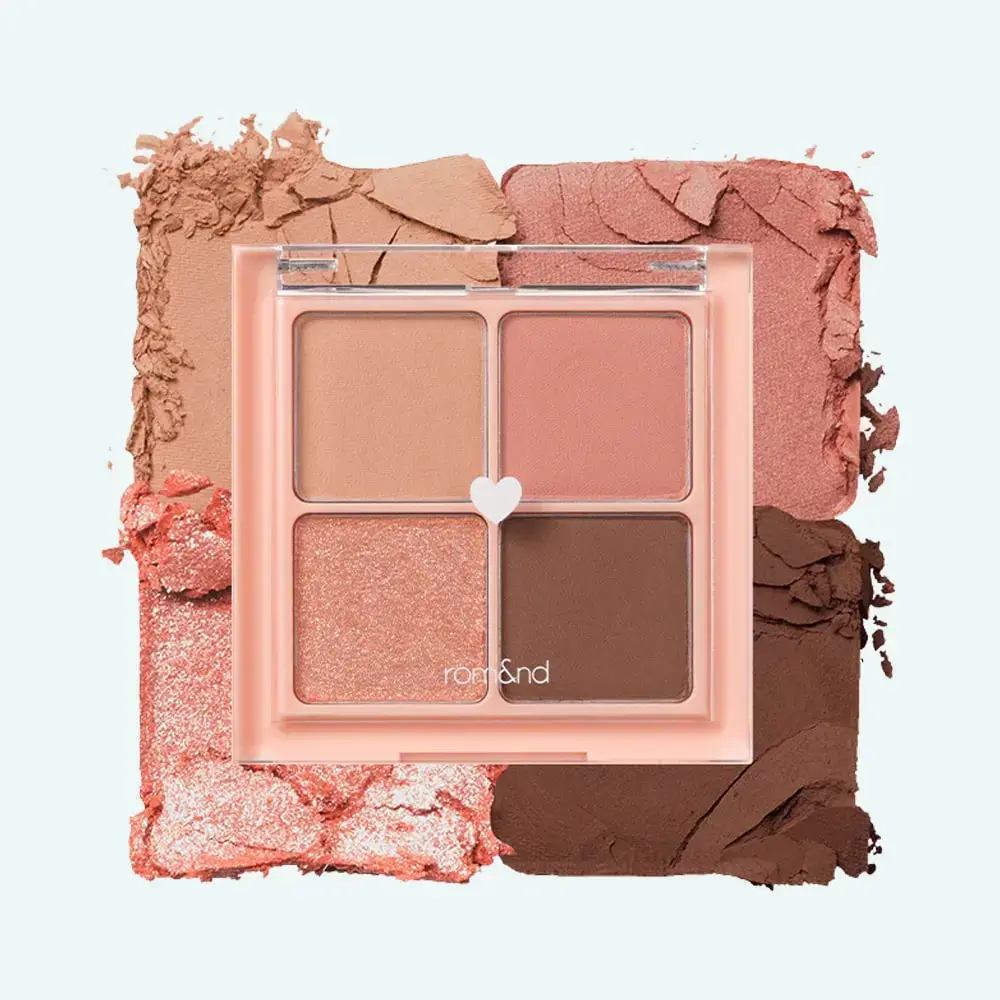 Rom AND nd , Better Than Eyes, Eyeshadow Palette, 01, Dry Mango Tulip, 4, 6.5 g