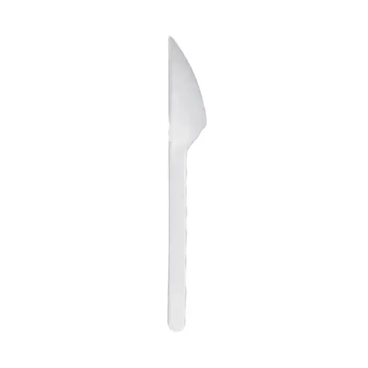 Plastmasas naži 17 cm, 100 gab., balti