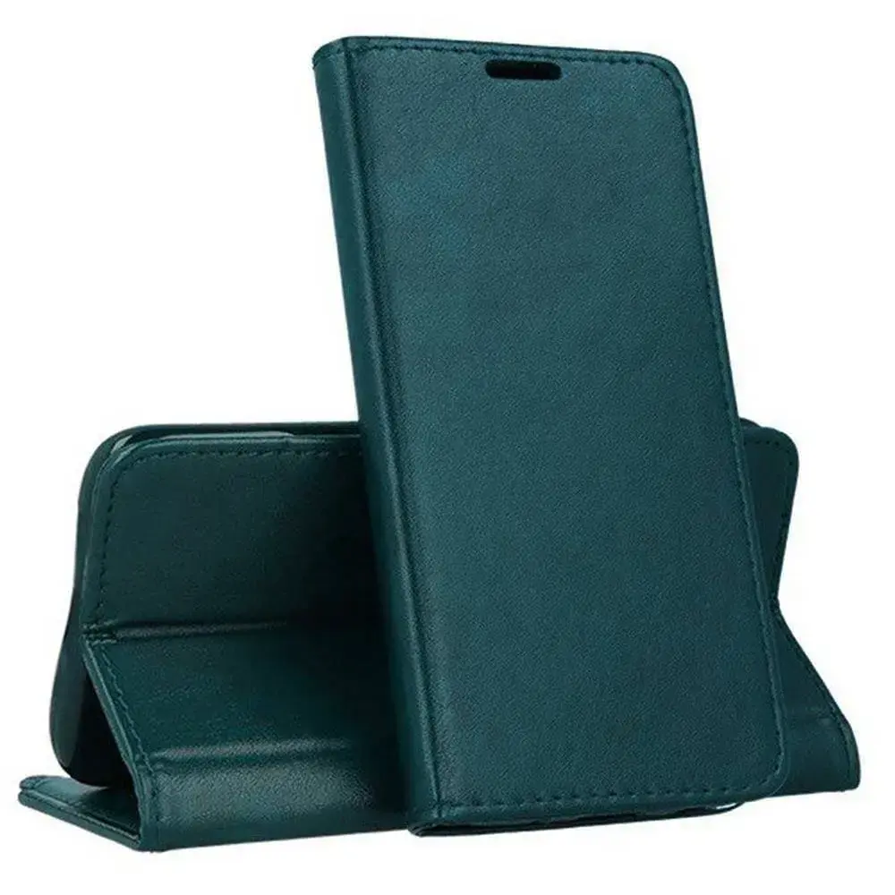 Fusion Modus case grāmatveida maks Samsung A145 | A146 Galaxy A14 4G | 5G tumši zaļš