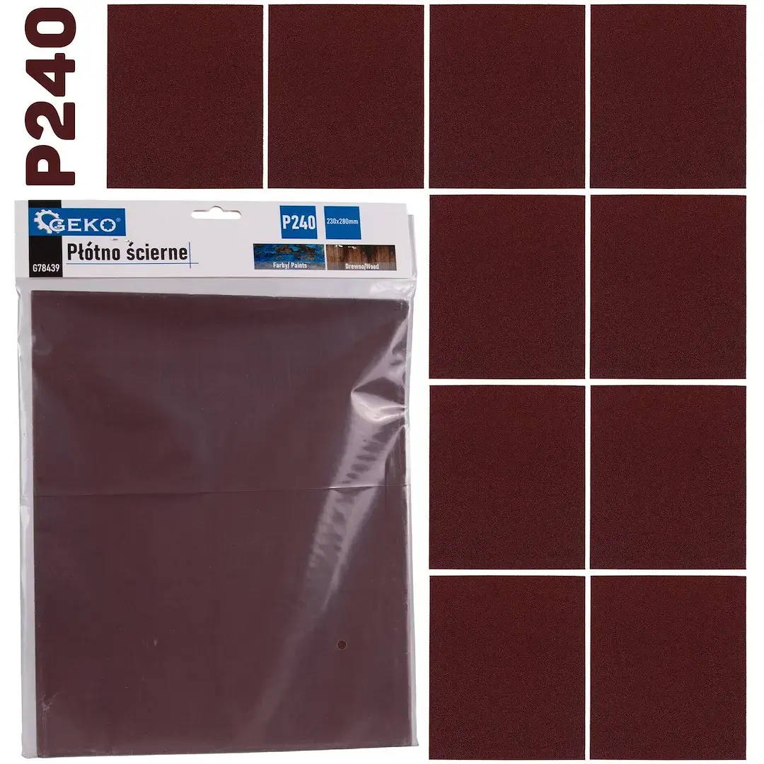 Abrazīva drāna – loksne 230x280mm P240