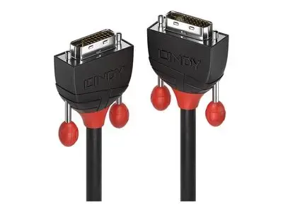 Lindy Black Line - DVI cable - DVI-D to DVI-D - 2 m