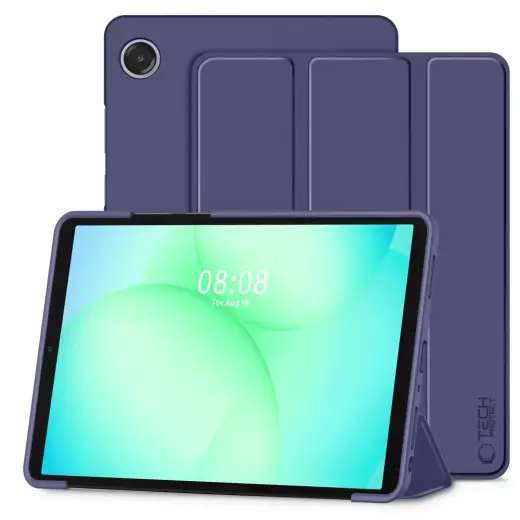 Tech-Protect SmartCase planšetdatora maciņš Galaxy Tab A9+ | Galaxy Tab A11+ tumši zils