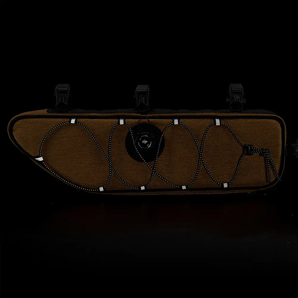 Torba pod ramę 2L Rockbros TL003 ROAD TO SKY wodoodporna – pomarańczowa