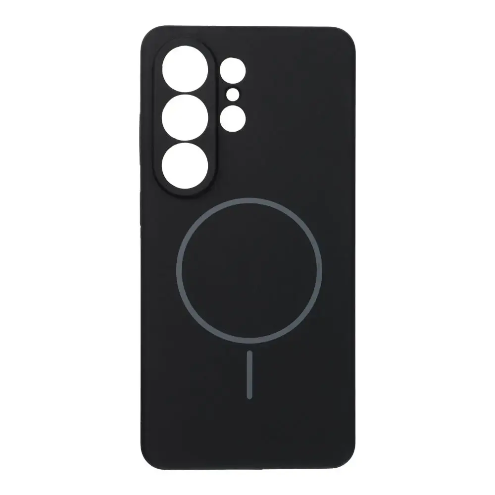 Silicone 2mm maciņš ar MagSafe atbalstu telefonam Samsung Galaxy S26 Ultra (S948) melns