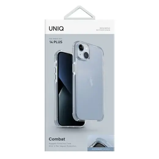 UNIQ etui Combat iPhone 14 Plus 6,7" niebieski|arctic blue