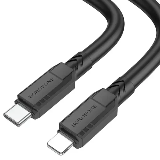 Borofone BX81 Goodway data transfer and charging cable | USB-C to Lightning | 20W | 1m | black