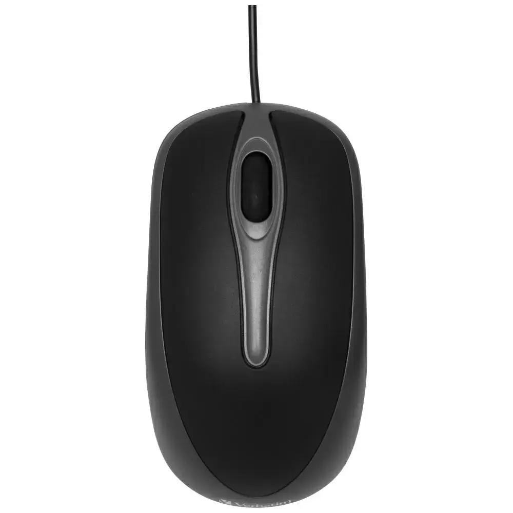 Verbatim Optical Mouse USB-A 1000 dpi black 49019