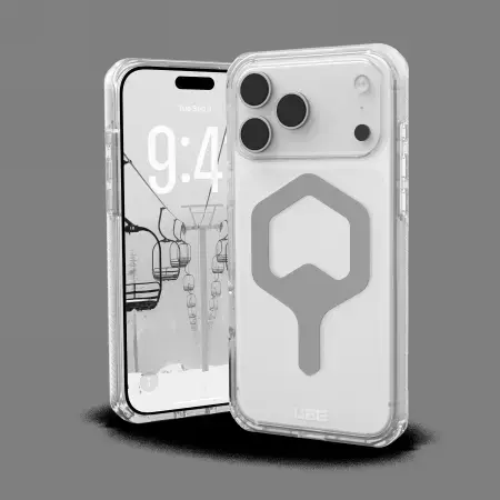 UAG Plyo MagSafe Case for iPhone 17 Pro Max - Clear Silver