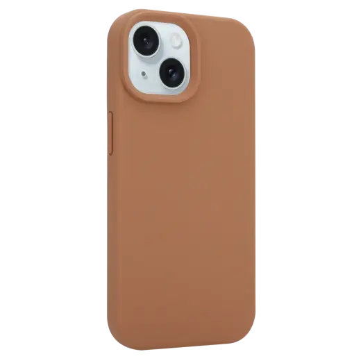 Tactical MagForce Velvet Smoothie чехол с поддержкой MagSafe для телефона iPhone 15 бежевый