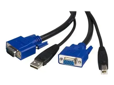 StarTech.com KVM cable - 2x USB | 2x VGA - 1.8 m