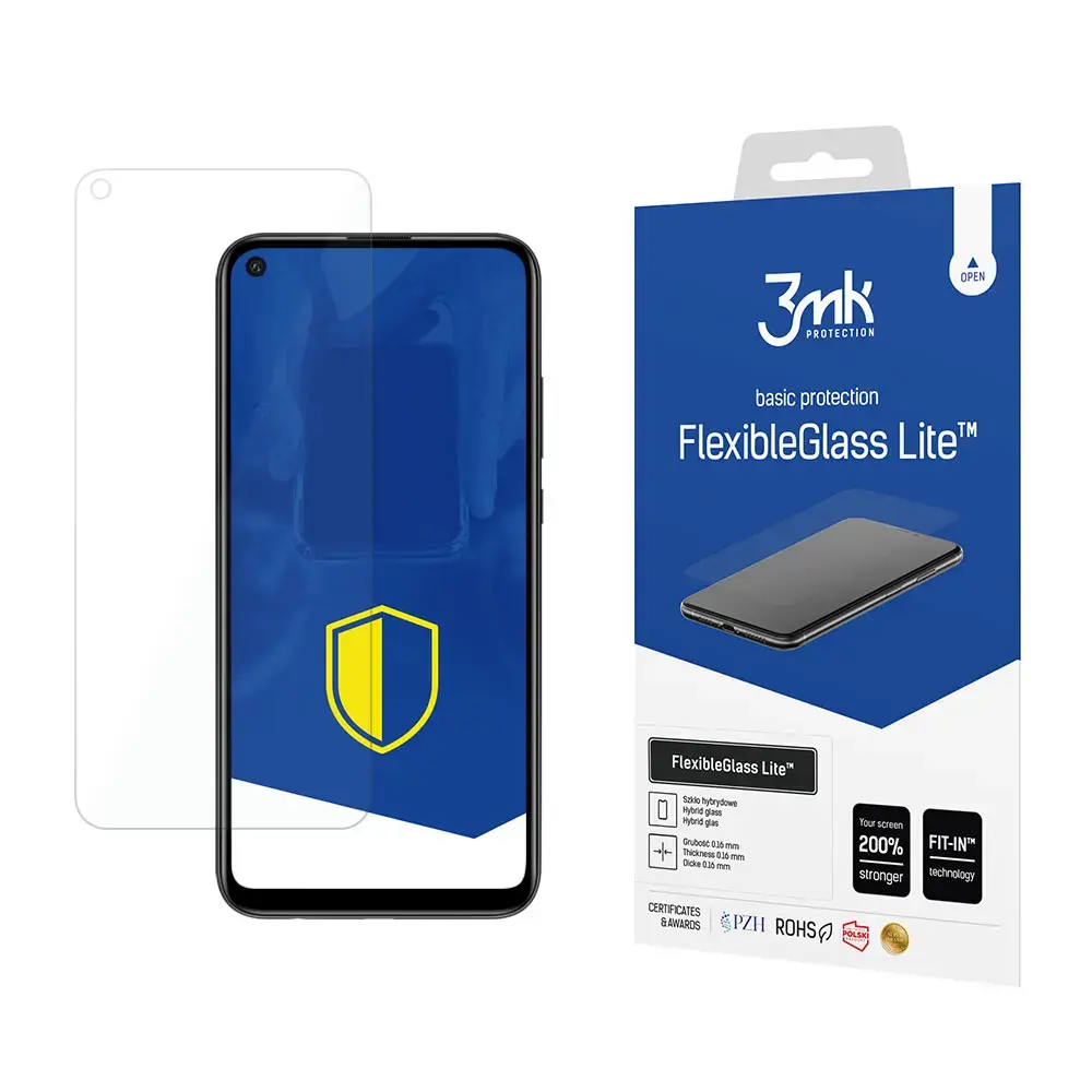Huawei P40 Lite E - 3mk FlexibleGlass Lite™ screen protector