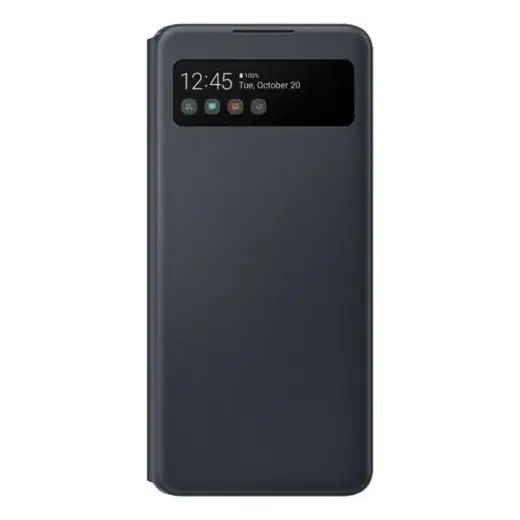 EF-EA426PBE Samsung S-View maciņš telefonam Samsung Galaxy A42 5G melns