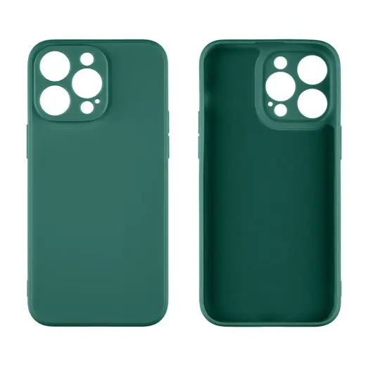 OBAL:ME Matte TPU чехол для телефона iPhone 15 Pro Max зелёный