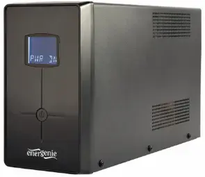 Nepārtrauktās barošanas bloks Energenie UPS With USB and LCD Display 2000 VA Black