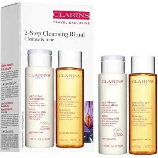 MyClarins, Set Regalo Bellezza, Clarins - 2-Step Cleansing Ritual Skincare Gift Set