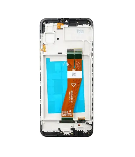 LCD display + Touch Unit + Front Cover for Samsung A035G Galaxy A03 Black