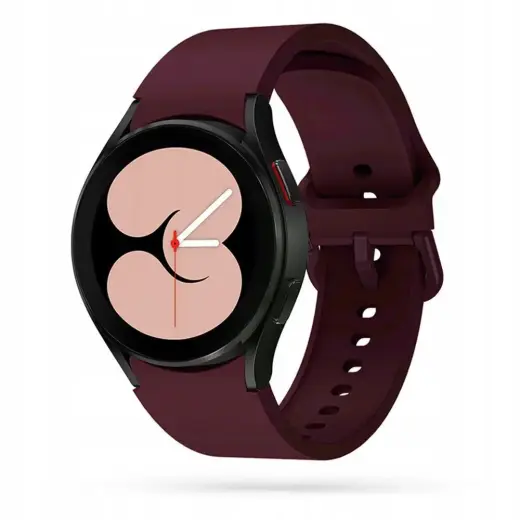 Tech-Protect IconBand išmaniojo laikrodžio dirželis Samsung Galaxy Watch 4/5/5 Pro/6/7/FE | silikoninis | raudonas