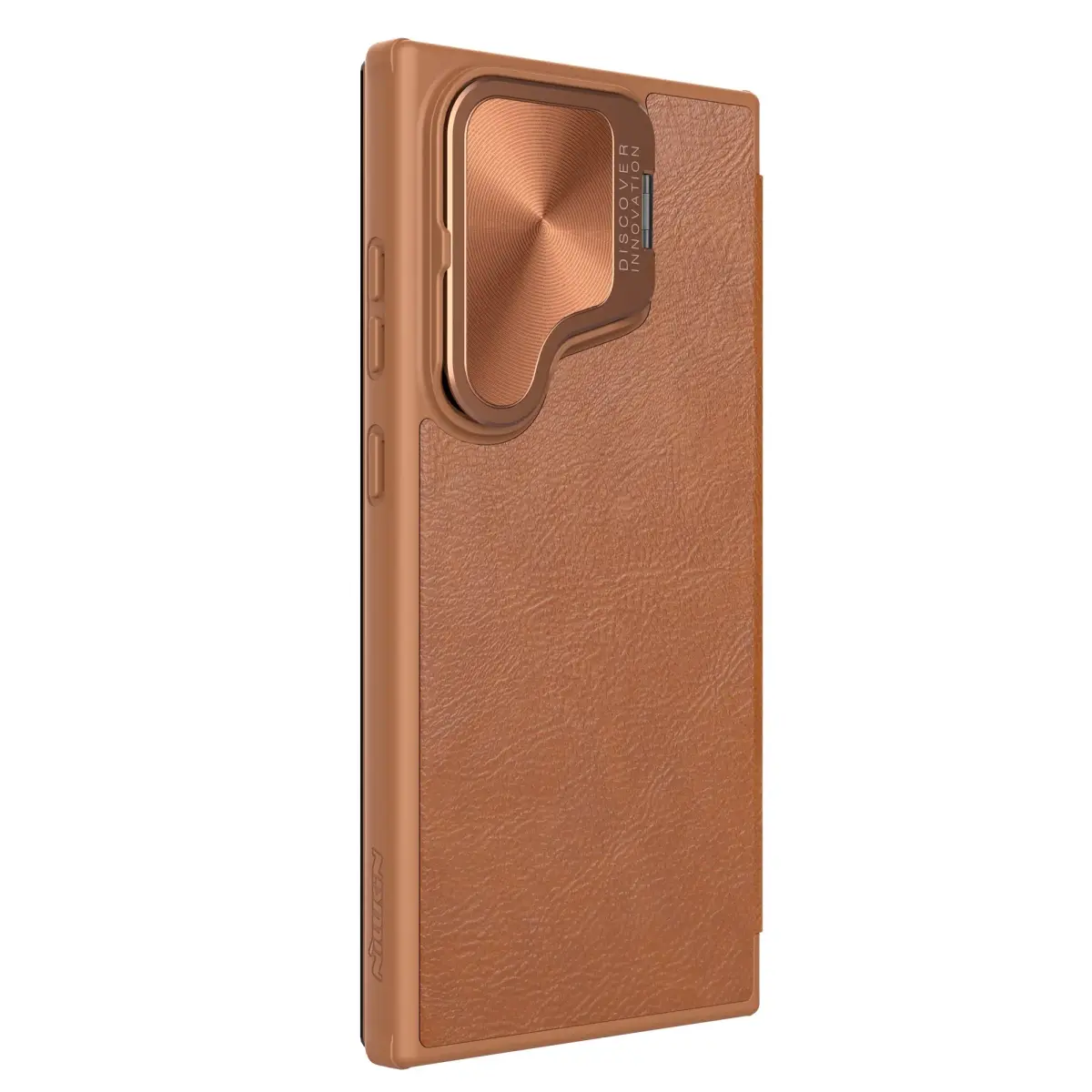 Nillkin Qin Book Prop Case for Samsung Galaxy S24 Ultra Brown