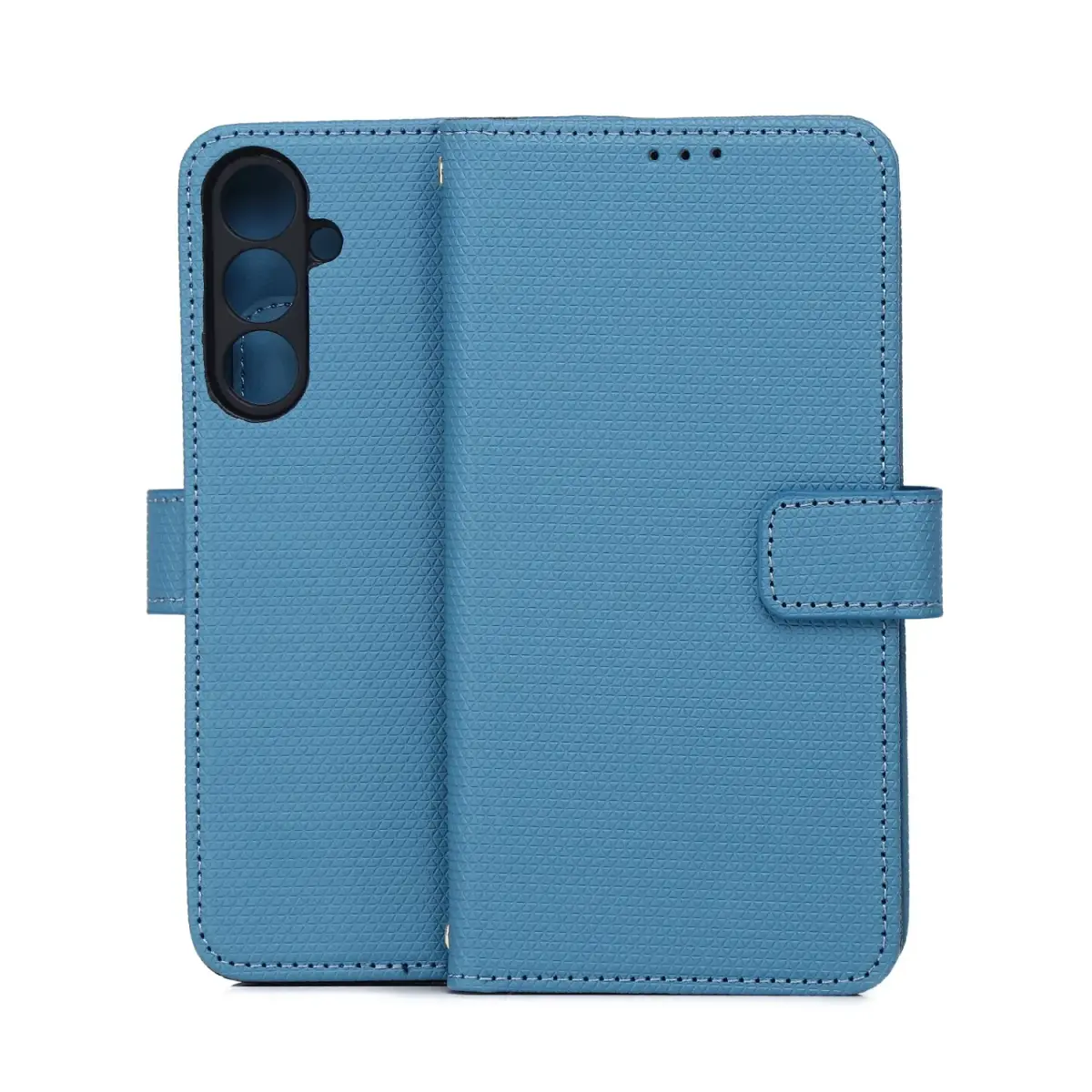 Smart Triangle grāmatveida maciņš telefonam Samsung Galaxy A16 4G (A165) | A16 5G (A166) | M16 5G (M166) melns zils