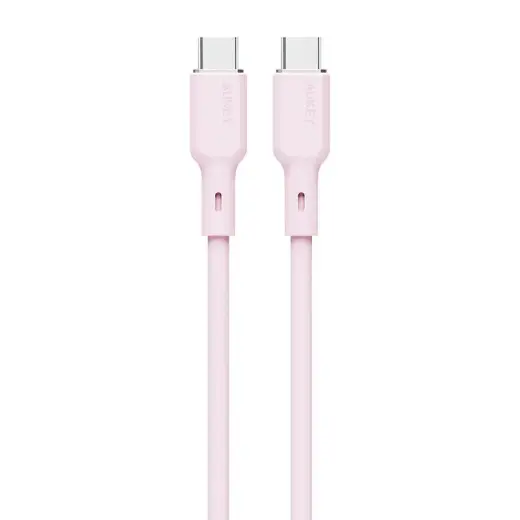 USB-C to USB-C Cable Aukey CB-SCC102, 100W, 1.8m (pink)