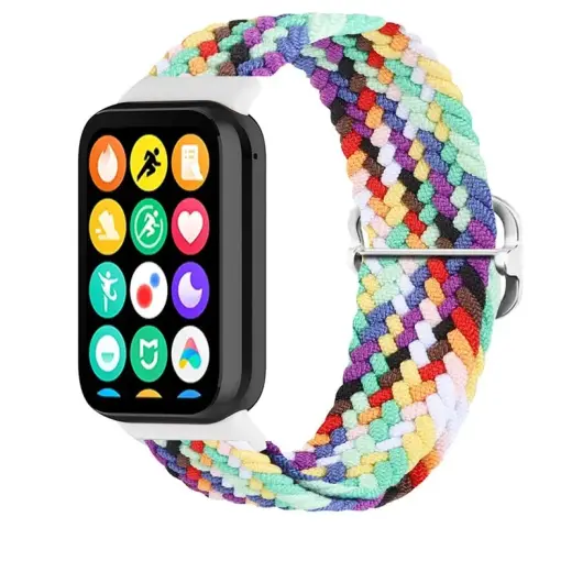 Telcon Braided nutikella rihm Xiaomi Mi Band 8 Pro jaoks | nailonist | mitmevärviline