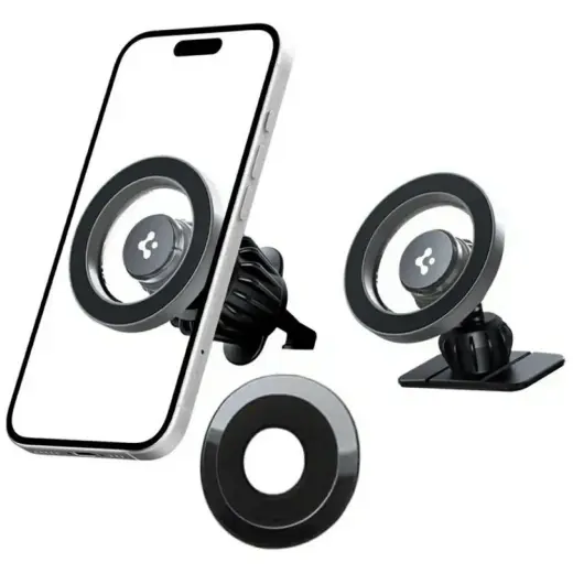Car Mount Spigen MFT13 2-in-1 MagSafe silver