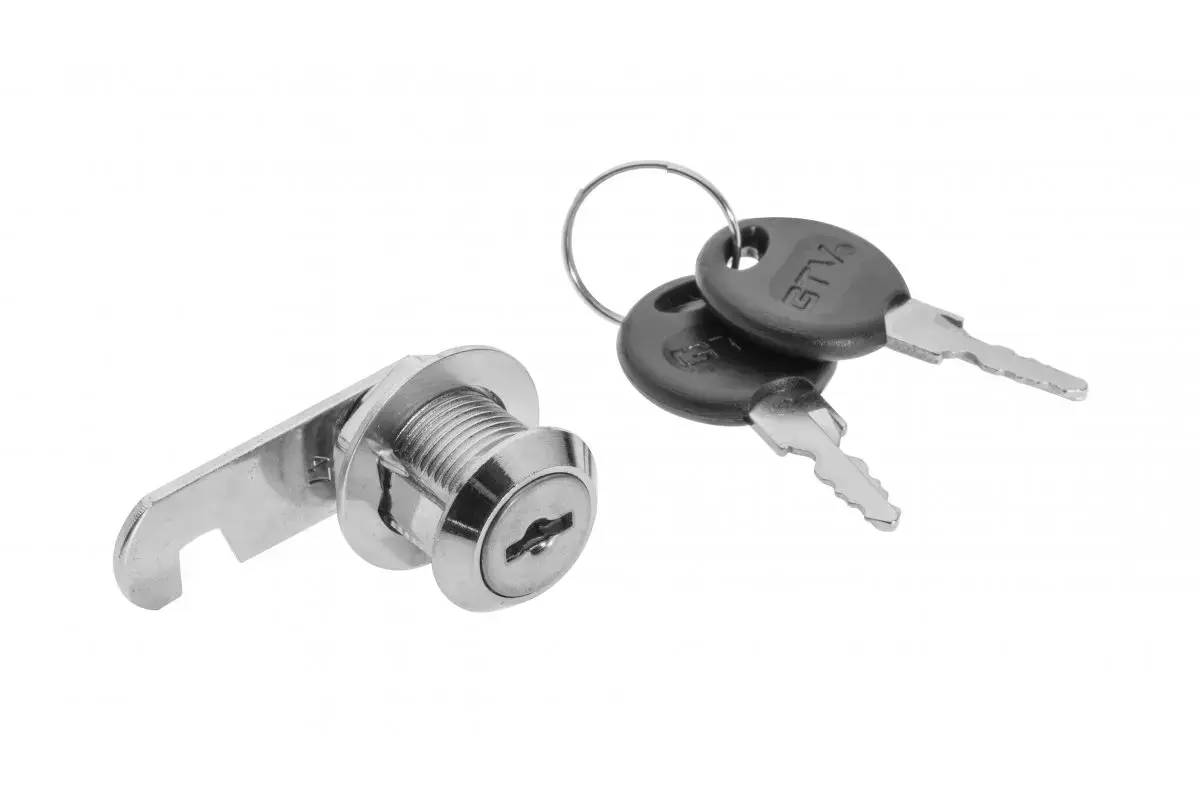 Pastkastītes slēdzene ar 2 atslēgām 30mm hromēta