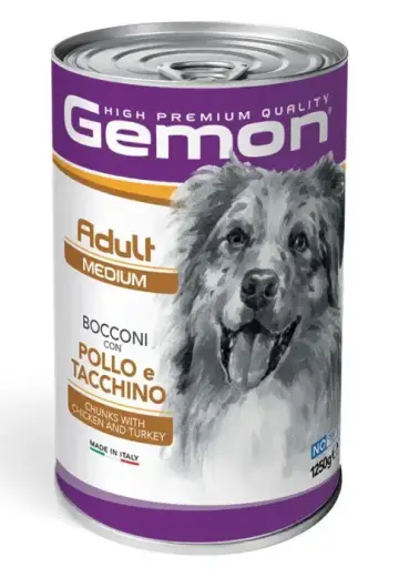 Gemon Dog Medium Adult Chunks with Chicken and Rice 415 g